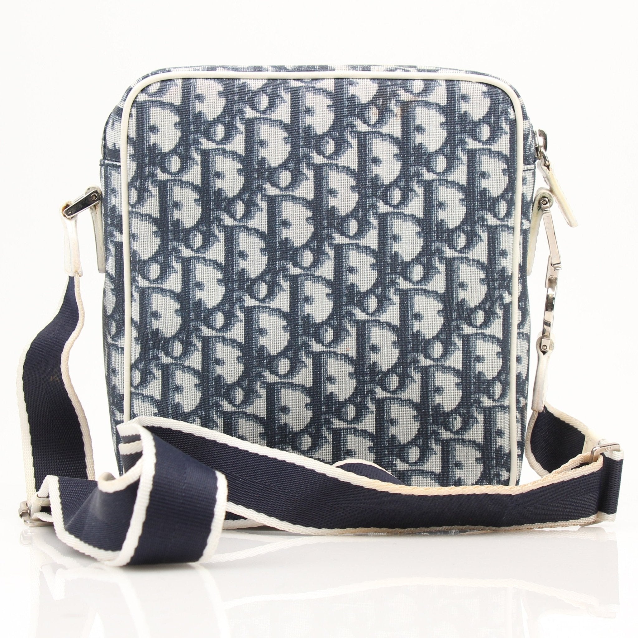Christian Dior Diorissimo Messenger Bag handbag with gold hardware, featuring a sleek design and Dior branding.