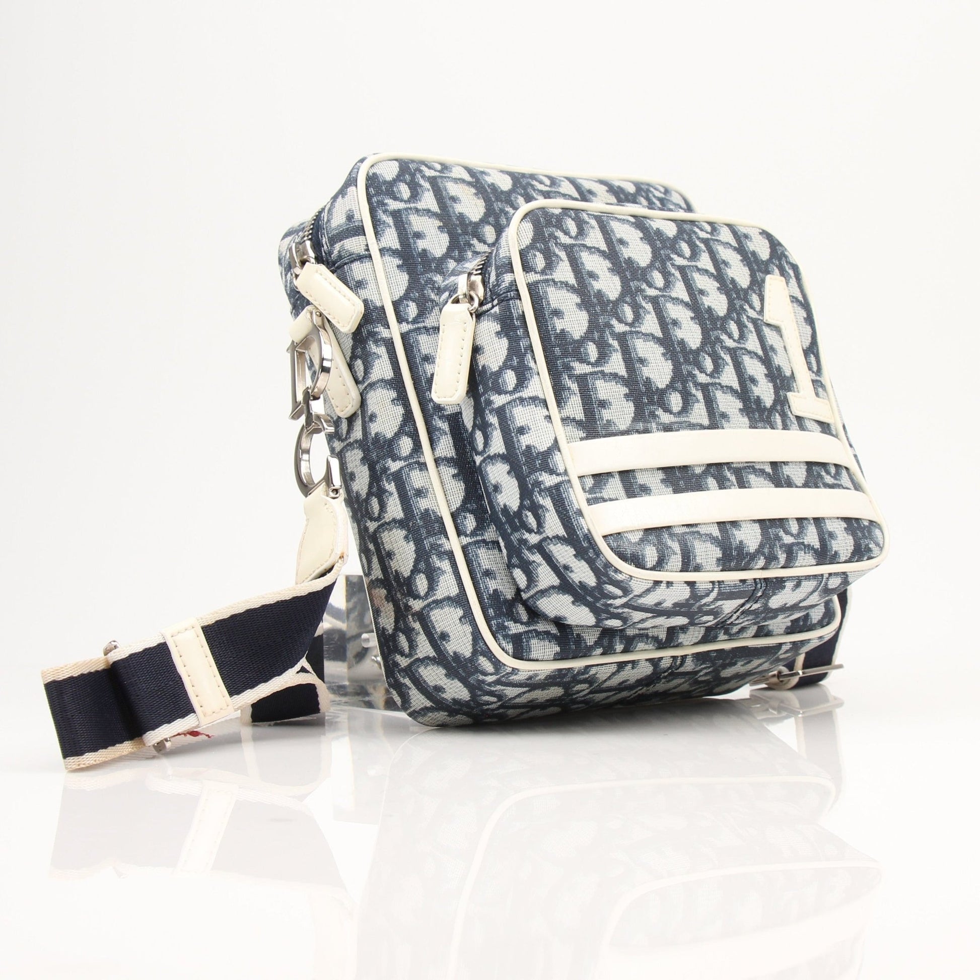 Christian Dior Diorissimo messenger handbag by Gold & Beyond, featuring elegant leather detailing and a classic design.