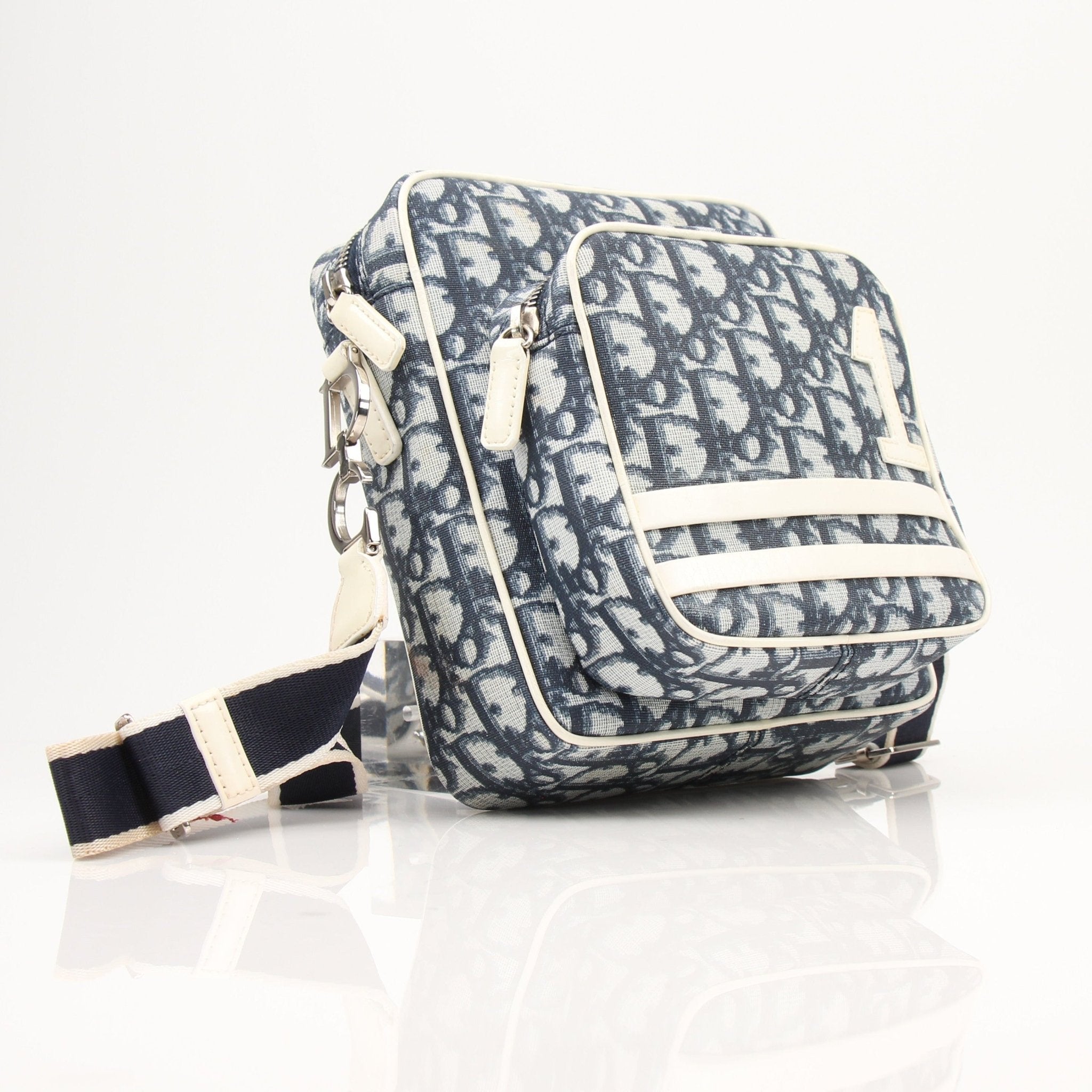 Christian Dior Diorissimo messenger handbag by Gold & Beyond, featuring elegant leather detailing and a classic design.