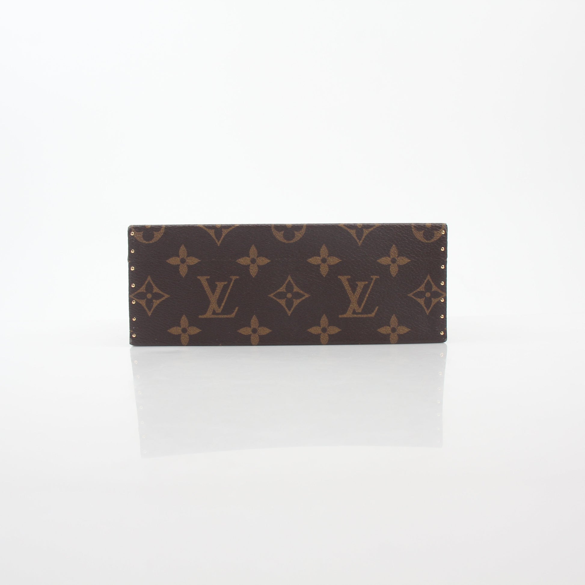 Louis Vuitton Fall in Love mobile box trunk handbag by Gold & Beyond, featuring a compact leather design with gold hardware accents.