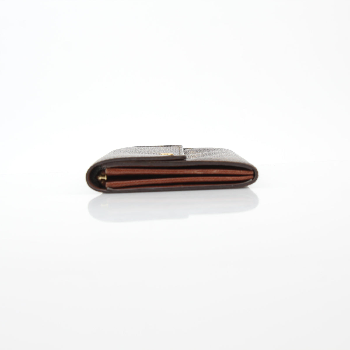 Louis Vuitton Brown Monogram Porte-Monnaie Credit Long Wallet