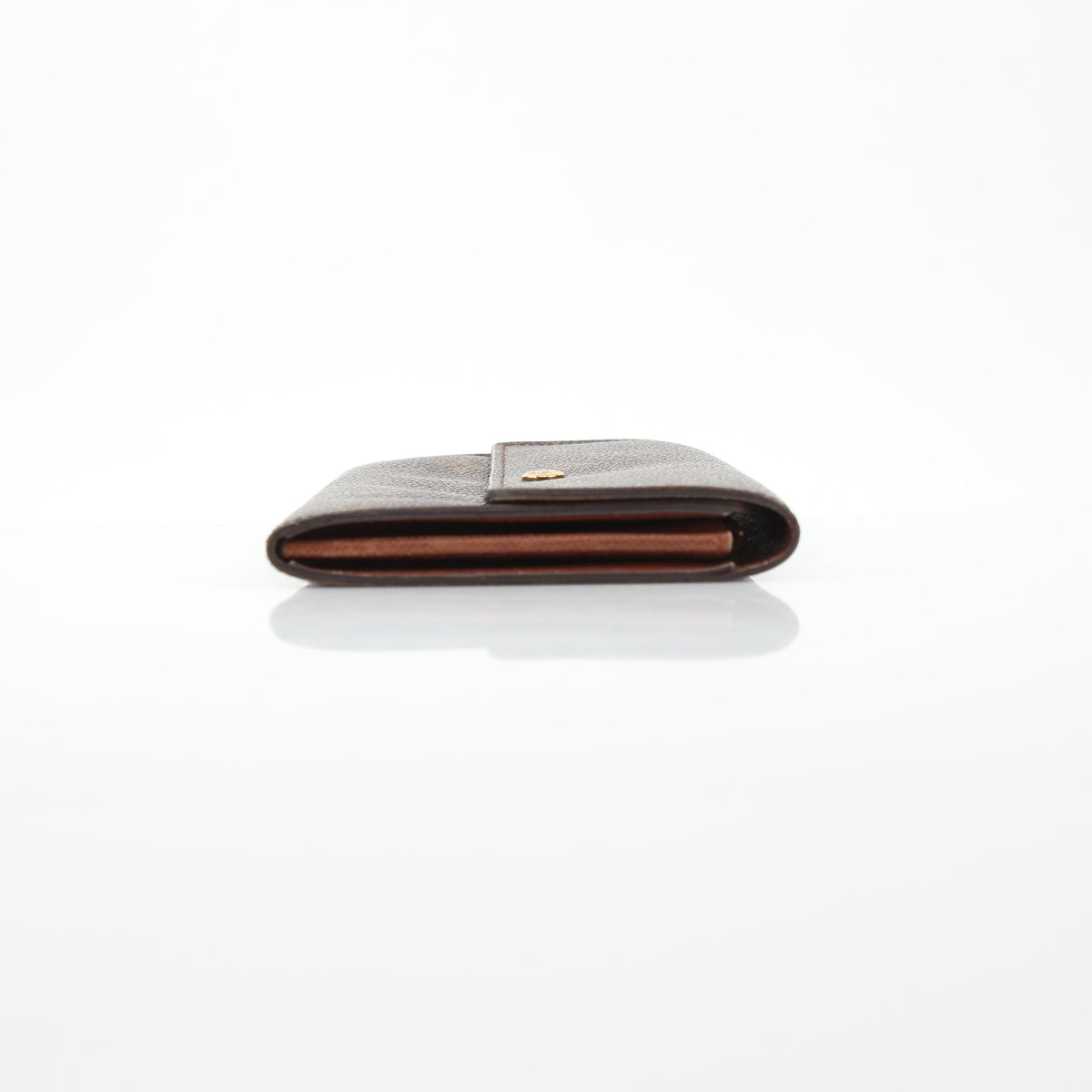 Louis Vuitton Brown Monogram Porte-Monnaie Credit Long Wallet