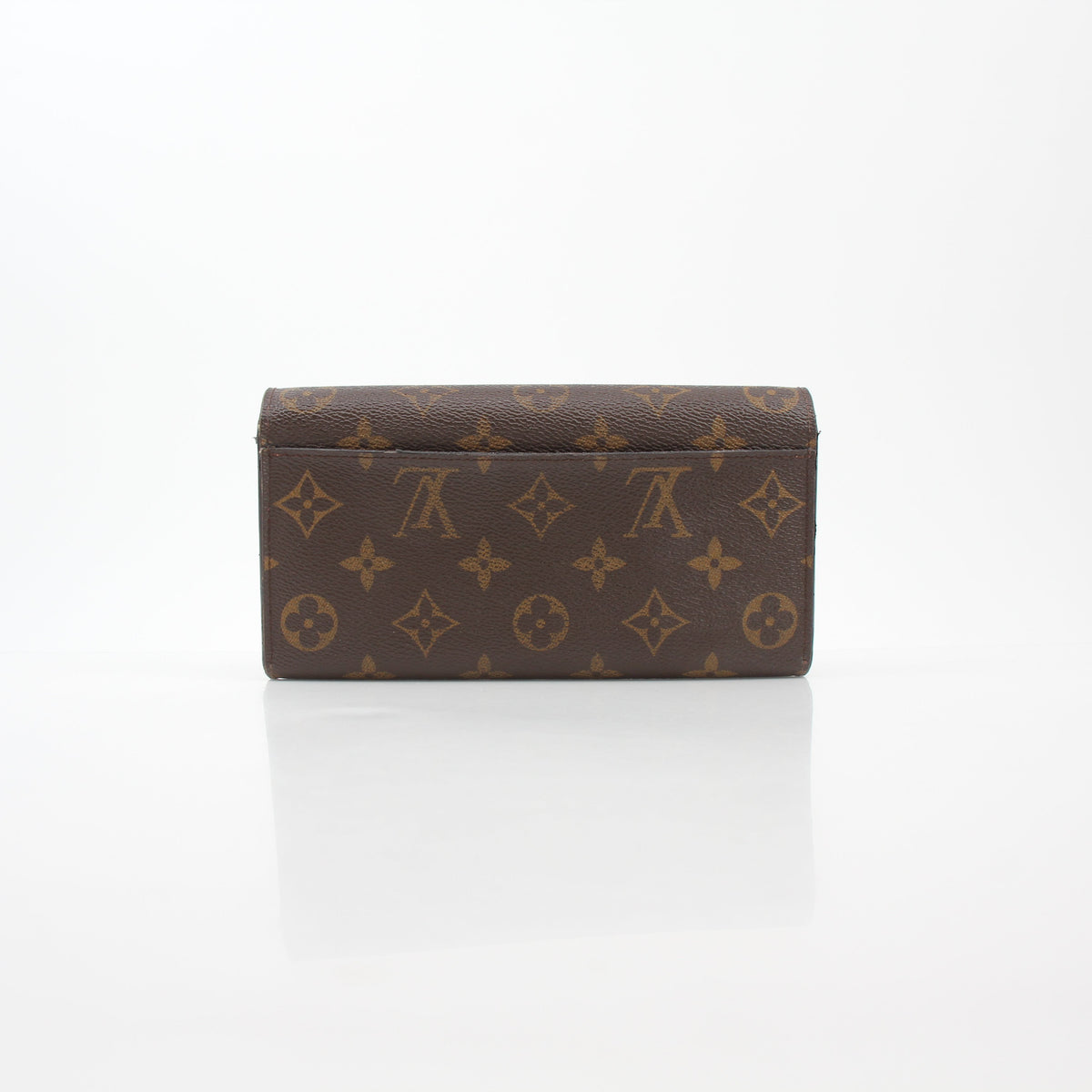 Louis Vuitton Brown Monogram Portefeuille Sarah Long Wallet