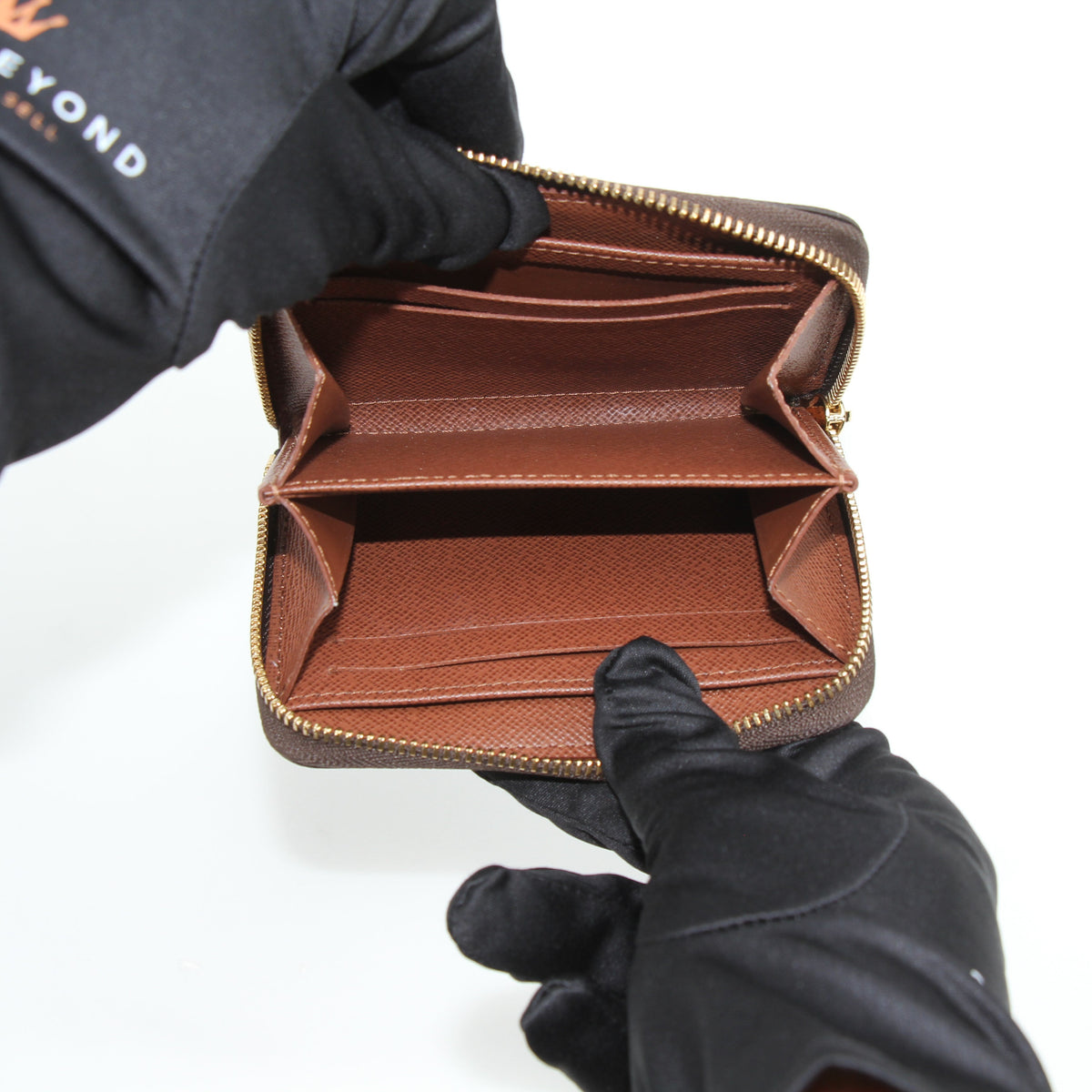 Louis Vuitton Brown Monogram Zippy Coin Purse