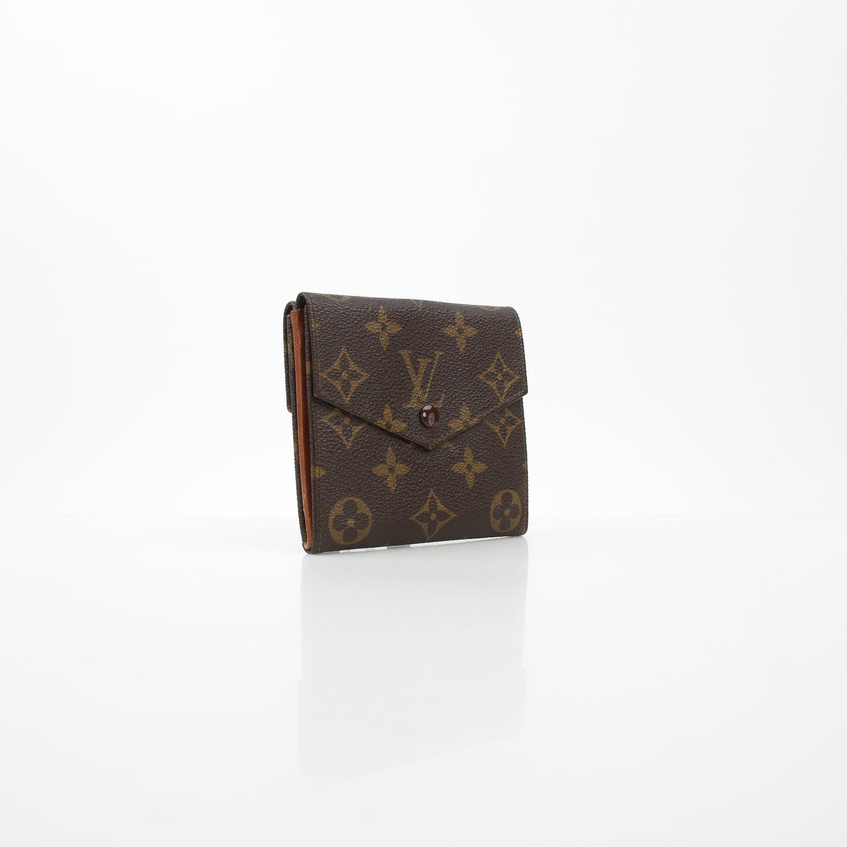 Louis Vuitton Brown Monogram Porte-Monnaie Billets Compact Wallet