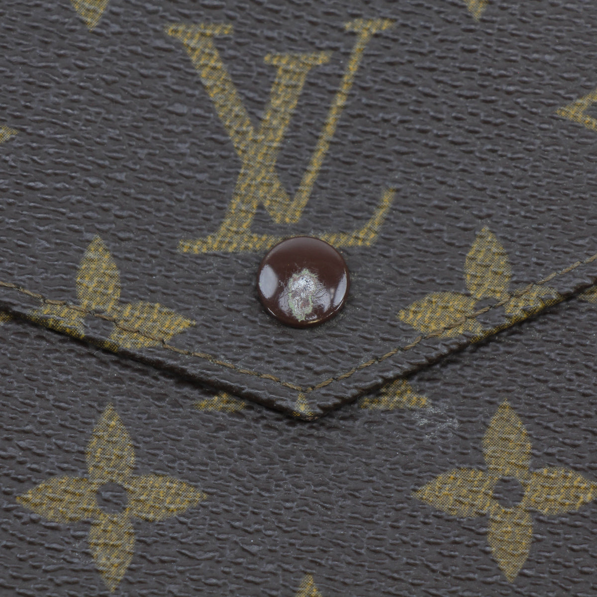 Louis Vuitton Brown Monogram Porte-Monnaie Billets Compact Wallet