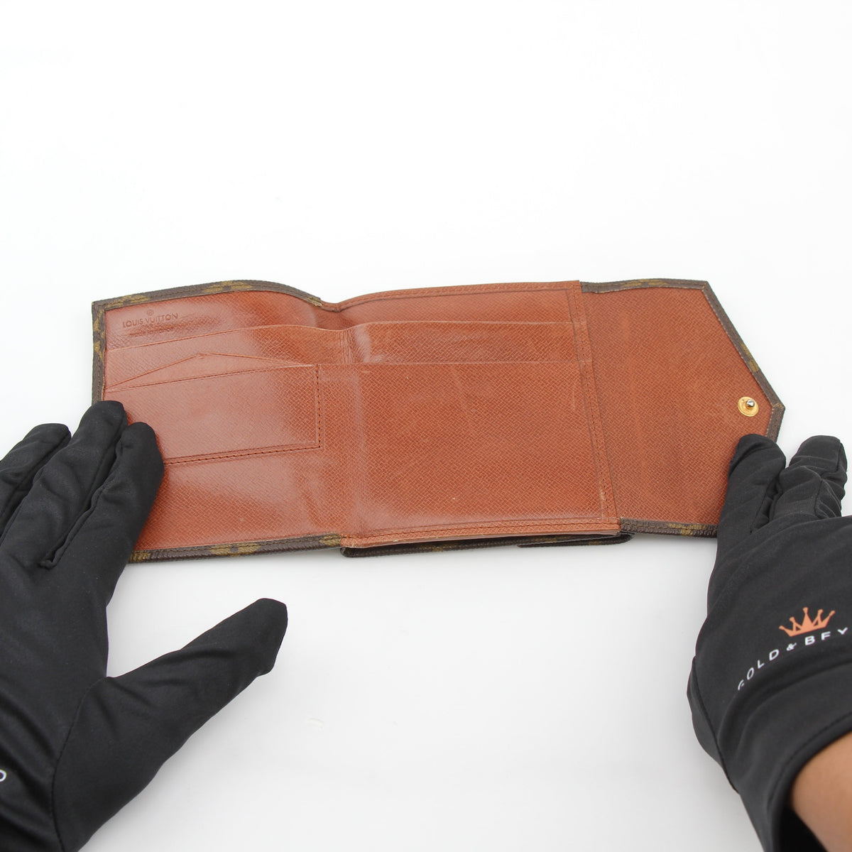 Louis Vuitton Brown Monogram Porte-Monnaie Billets Compact Wallet