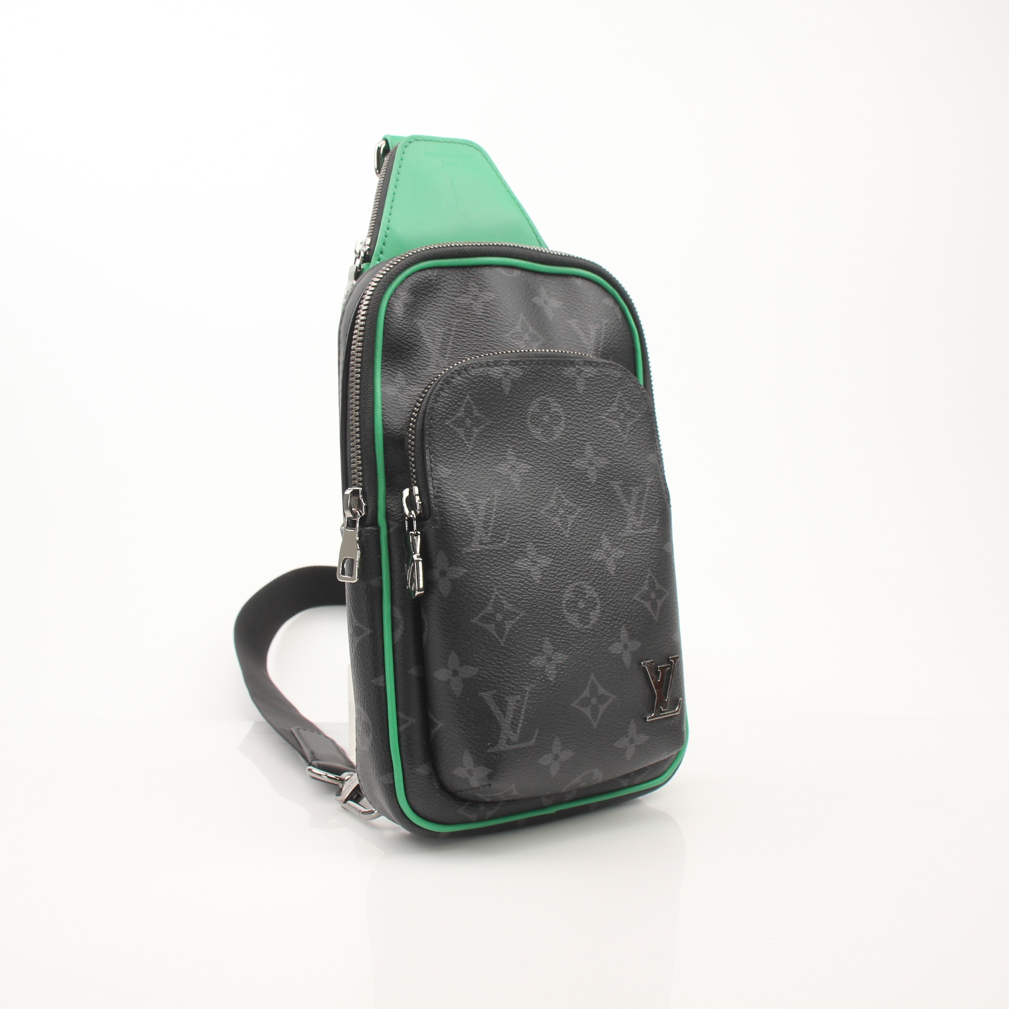 Louis Vuitton Men’s Monogram Eclipse Avenue PM Sling Bag