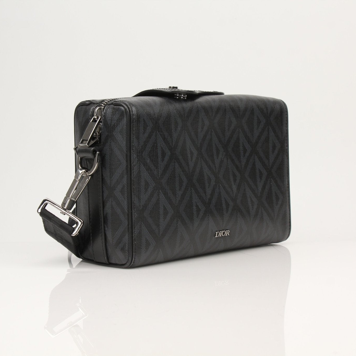 Christian Dior Lignot 22 handbag by Gold & Beyond, showing the stylish designer handbag with textured leather and gold-tone hardware.