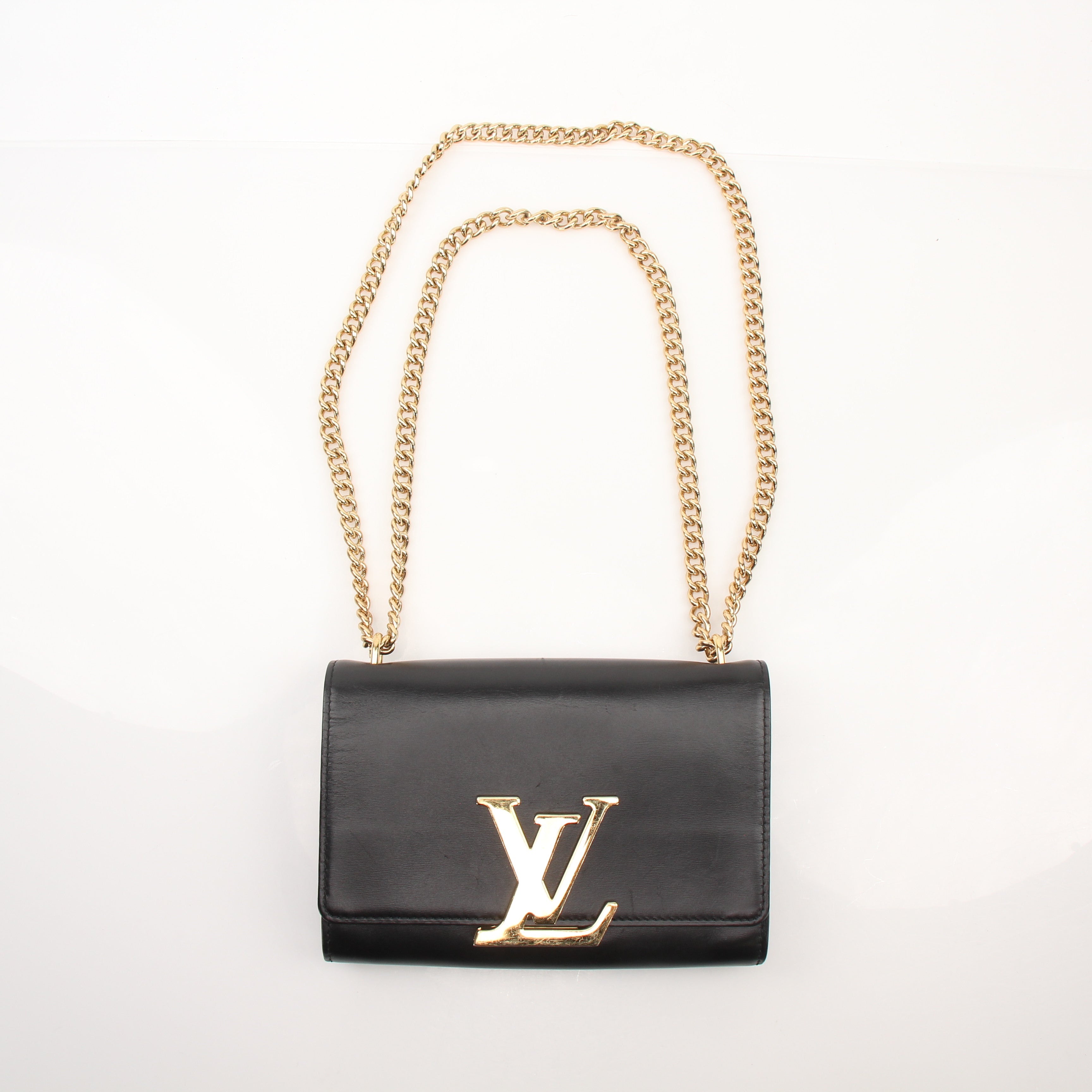 Louis Vuitton Leather Pochette Louise Shoulder Bag
