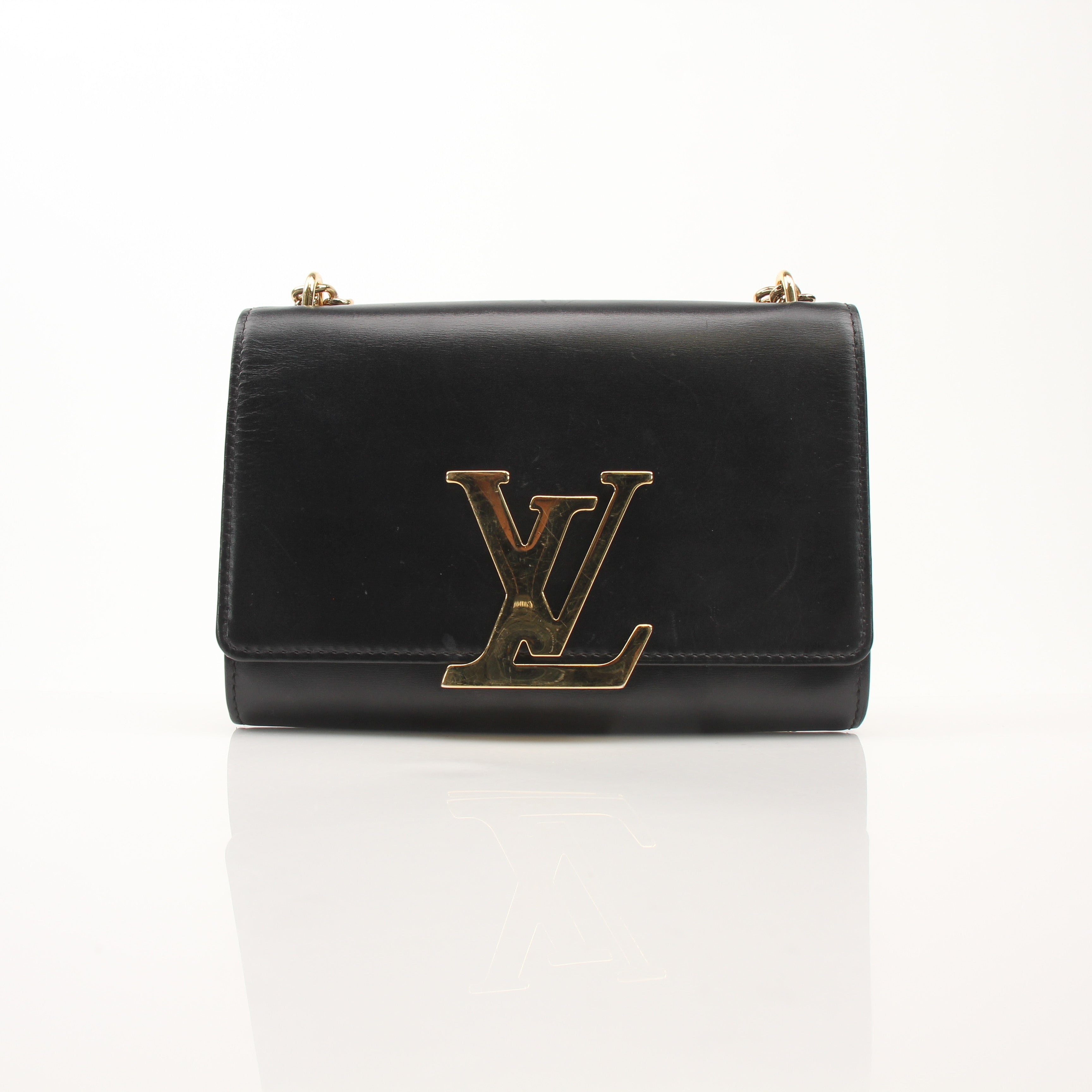 Louis Vuitton Leather Pochette Louise Shoulder Bag