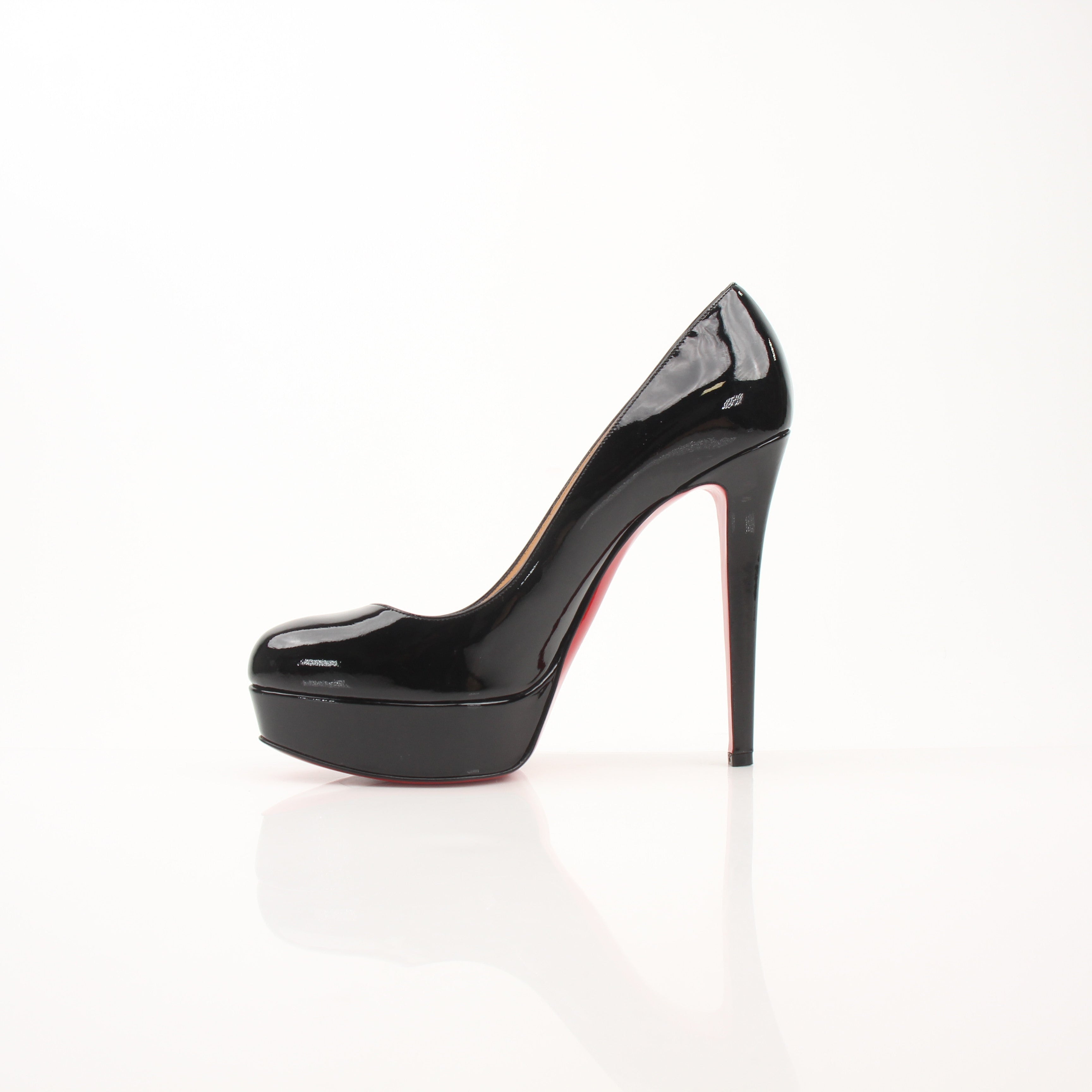 Christian Louboutin Bianca 140 Black Platform Pumps