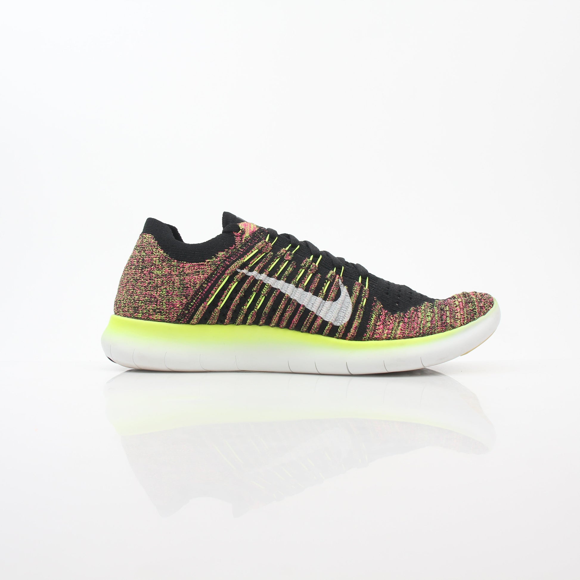 Nike Free RN Flyknit Unlimited Olympic multicolor sneakers, lightweight running shoes with breathable flyknit upper and flexible sole