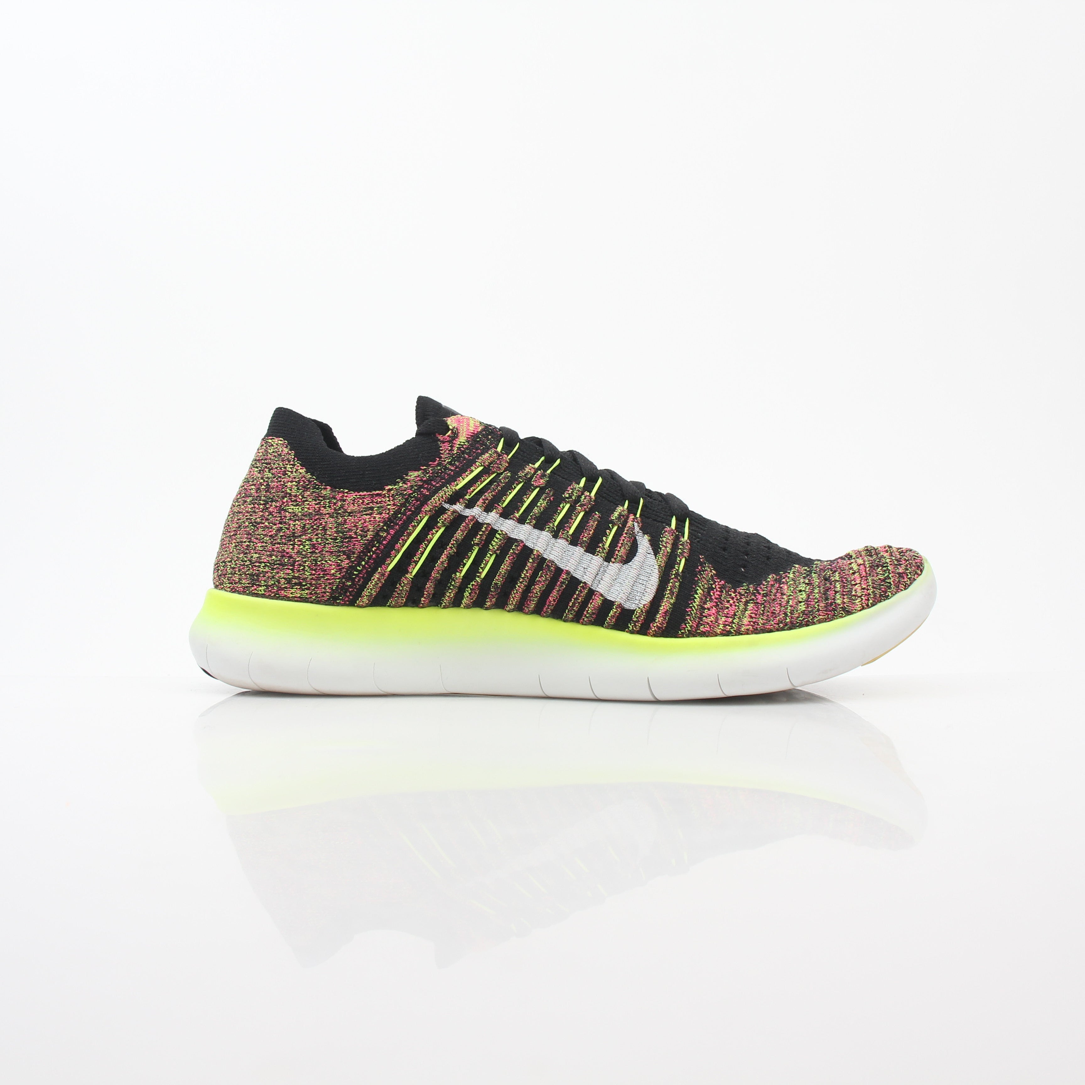 Nike Free RN Flyknit Unlimited Olympic multicolor sneakers, lightweight running shoes with breathable flyknit upper and flexible sole
