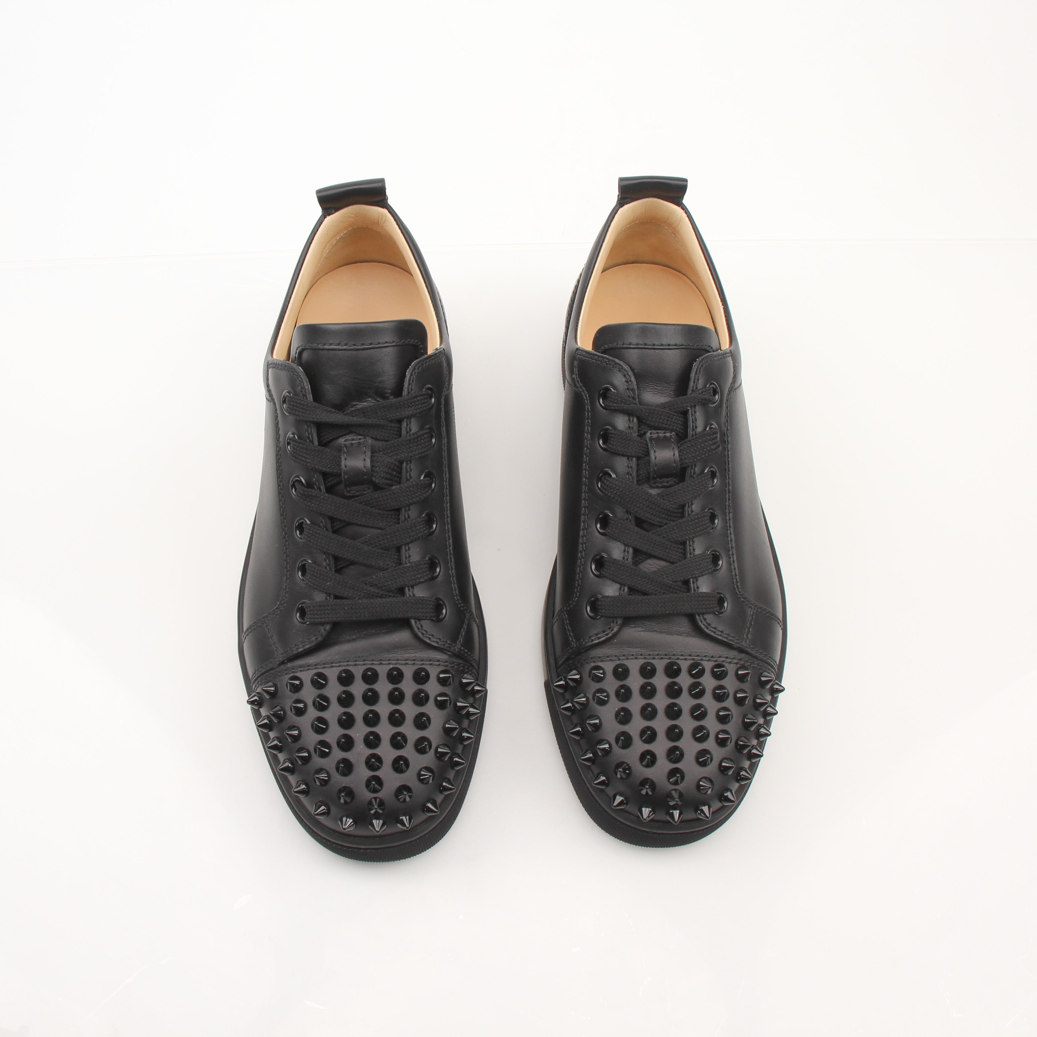 Christian Louboutin Women’s Louis Junior Spiked Low-Top Sneakers
