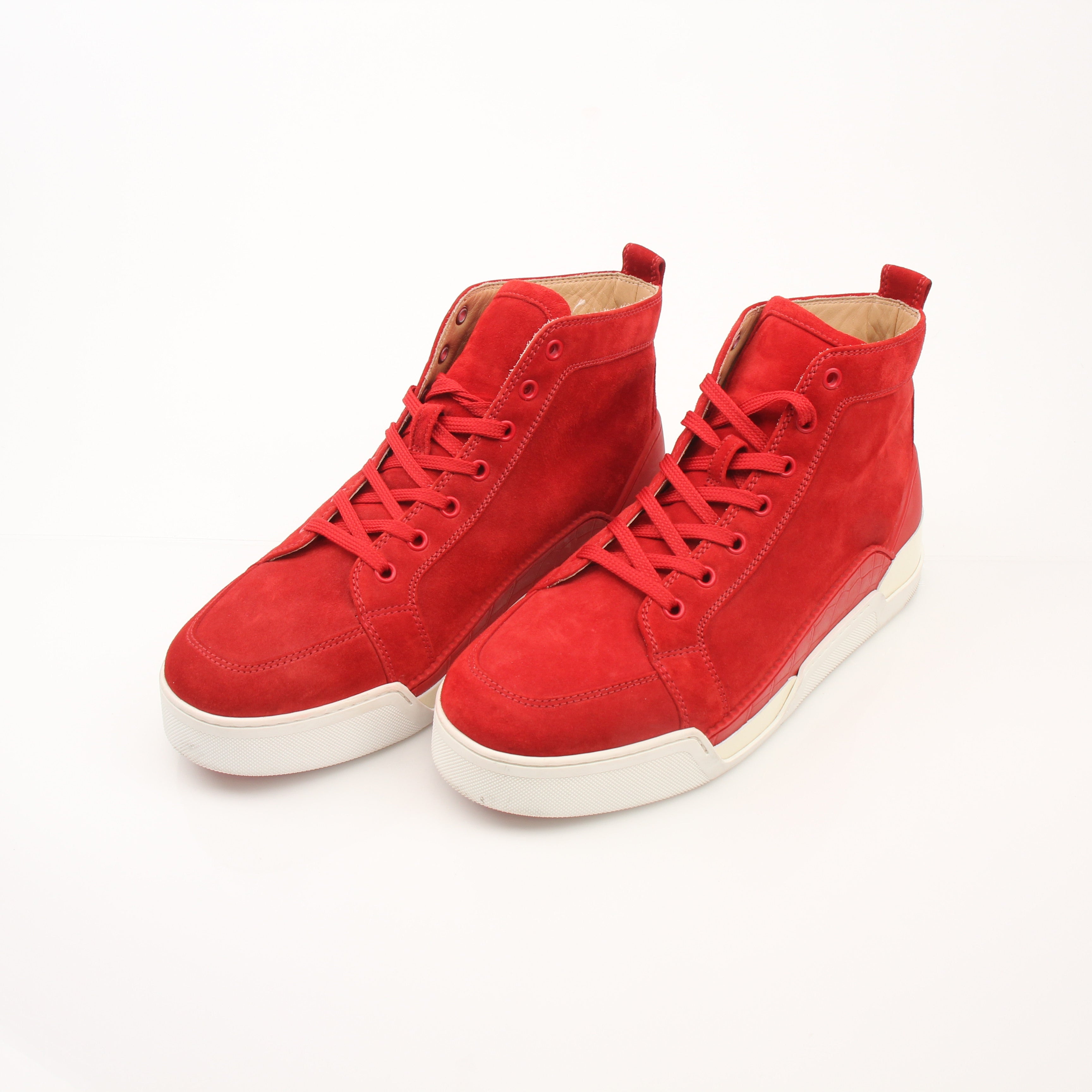Christian Louboutin Men’s Loubikick High Top Sneakers