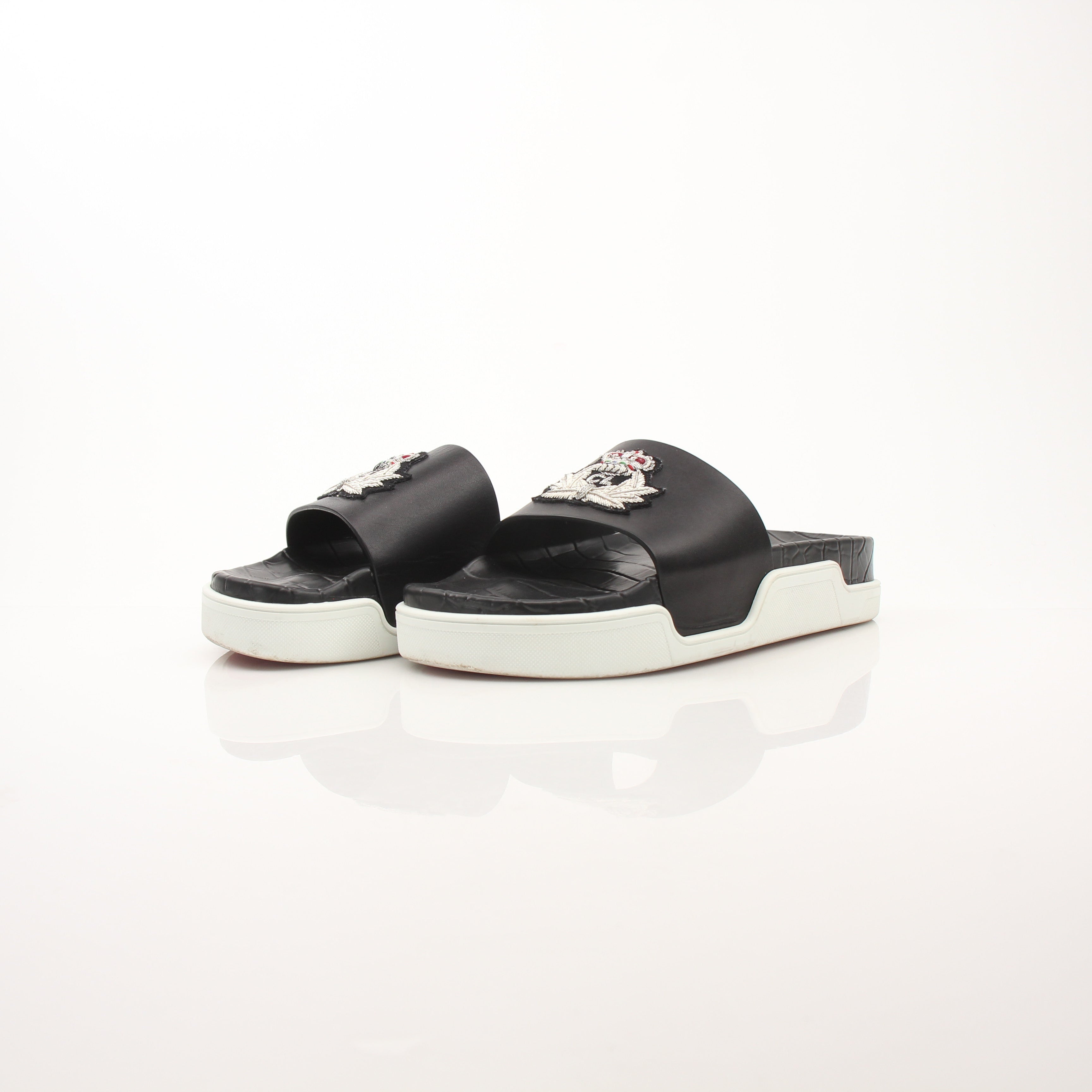 Christian Louboutin Men’s Pool Fun Slide Sandals