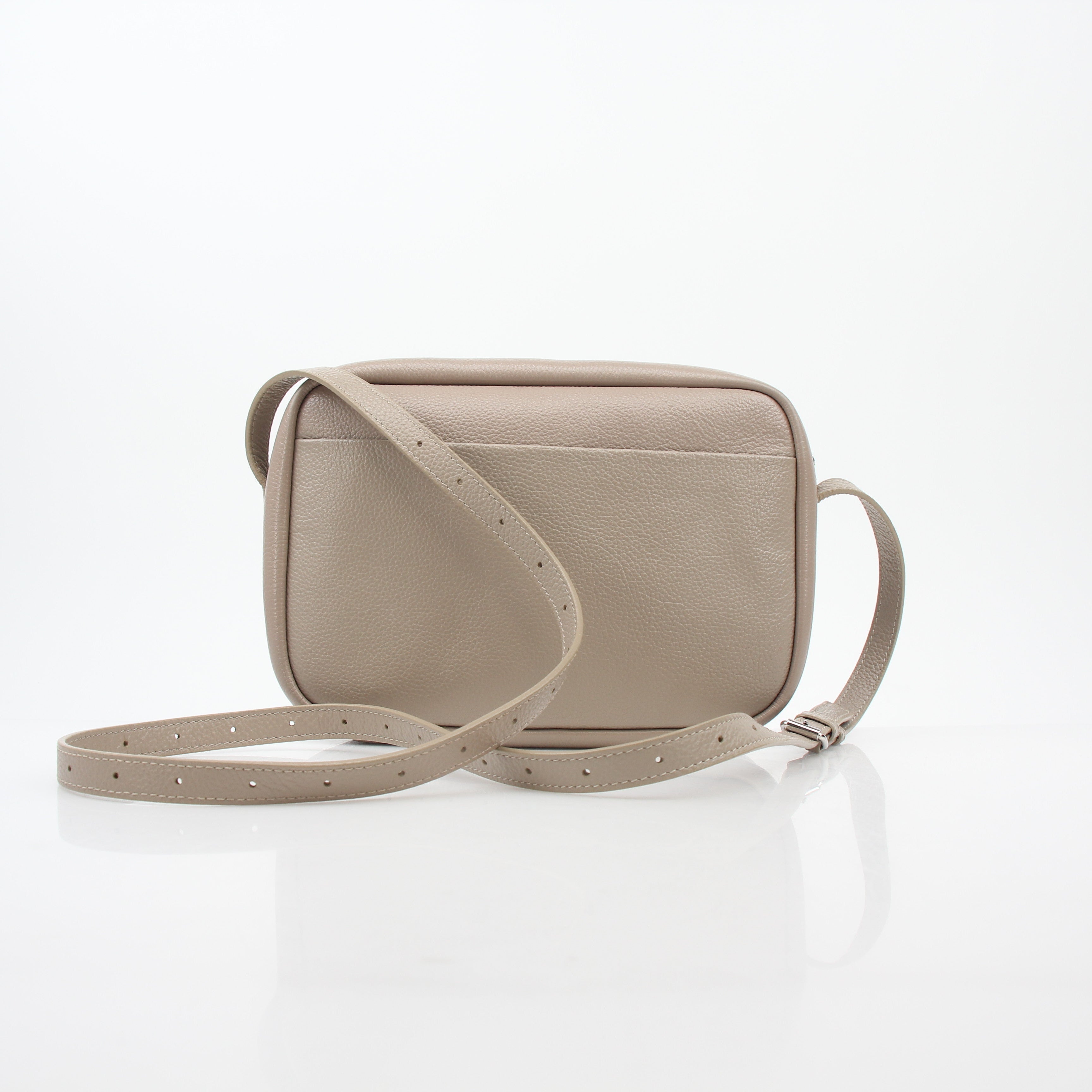 Beige Balenciaga Everyday Camera Bag by Gold & Beyond, showcasing a stylish handbag with a top handle and sleek design.