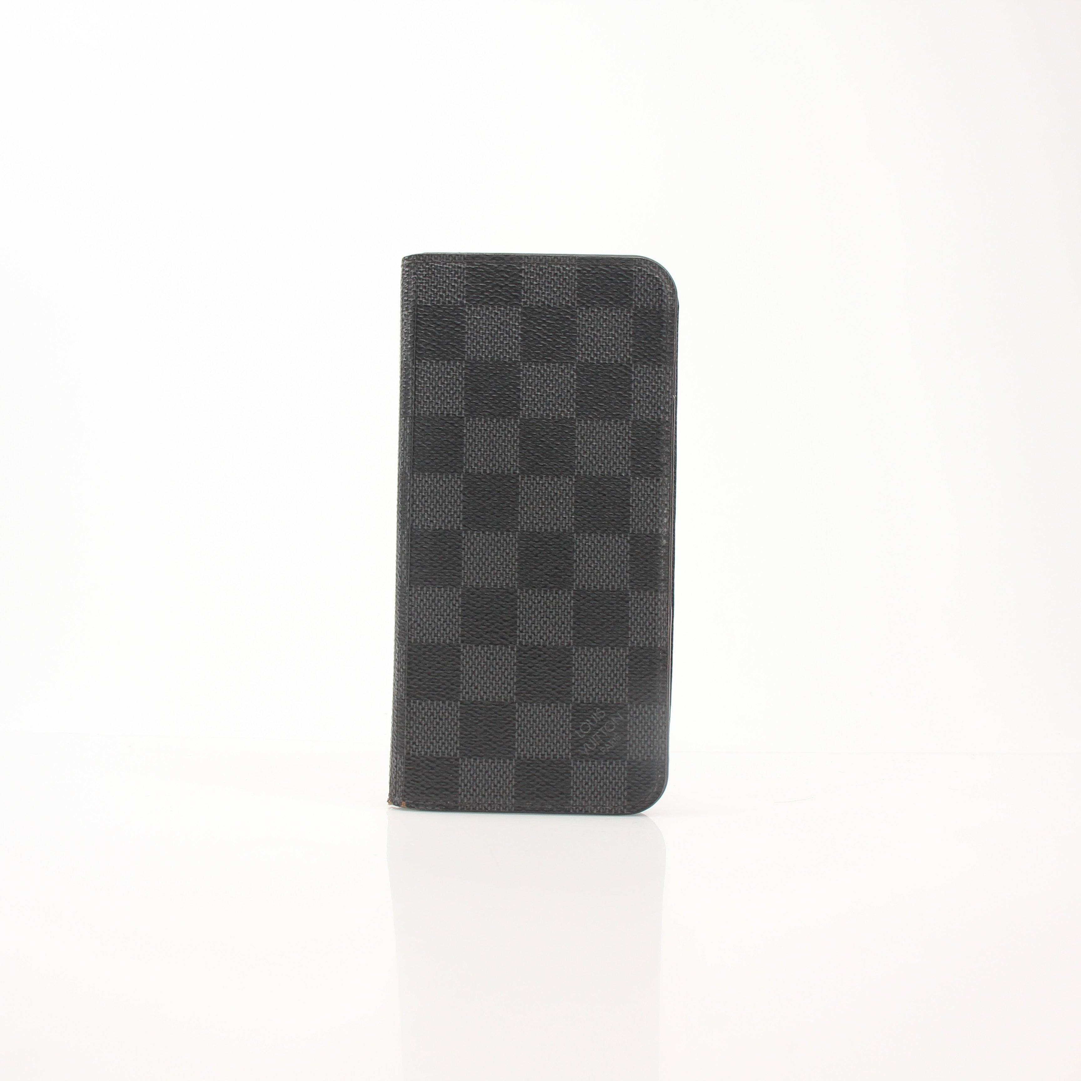 Louis Vuitton Damier Graphite iPhone X Folio Case