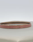 Hermès Paris Polka Dot Enamel Bangle Bracelet – Rose Gold Tone