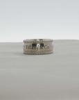 Tiffany & Co. Sterling Silver Milgrain Band Ring | Beaded Edge Design | Size 4