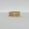 Bulgari B.Zero1 18K Yellow Gold Band Ring | Iconic Tubogas Design | Size 7