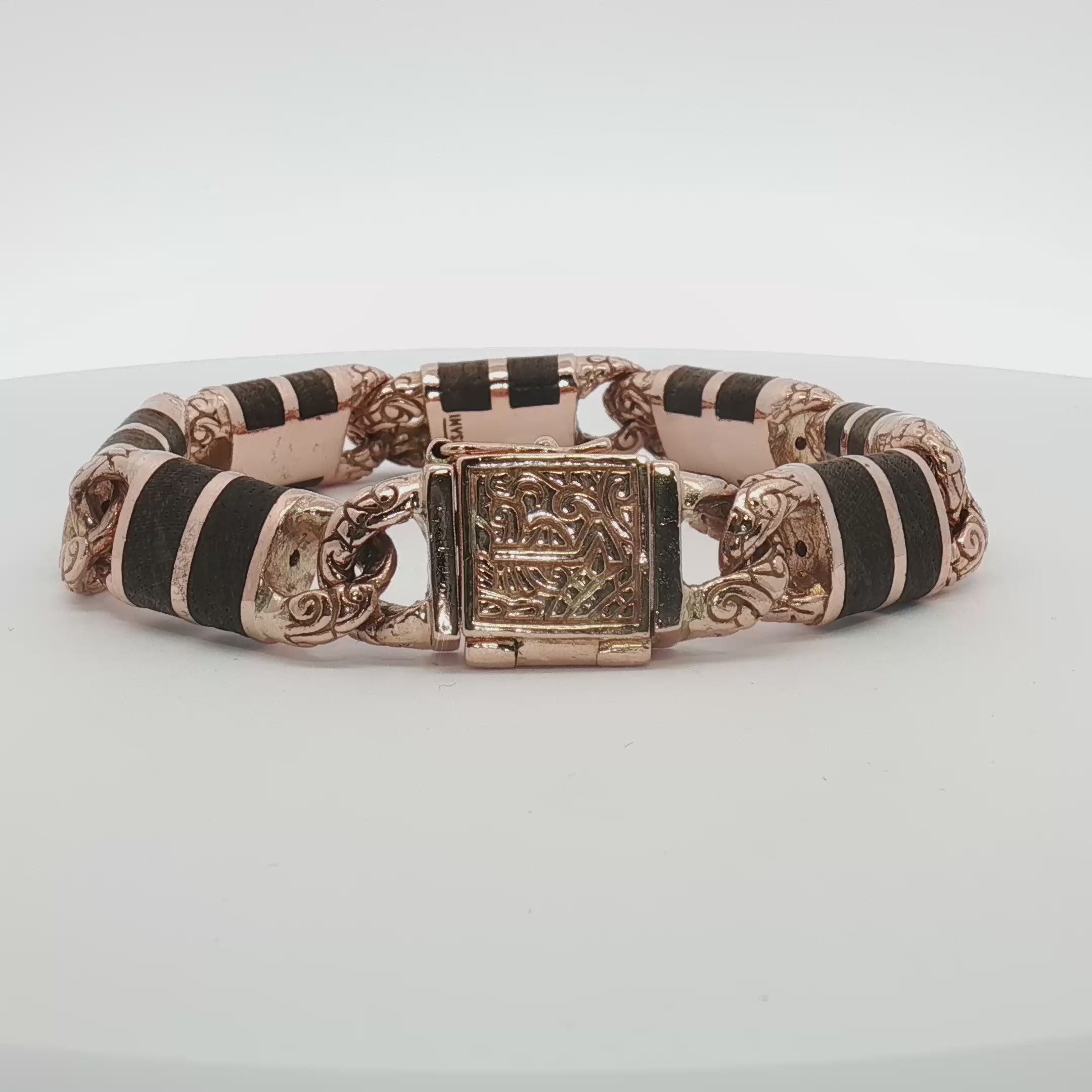 Load video: 14K Two-Tone Gold Versani Bracelet