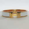 Hermès Clic H Enamel Bracelet in Gold-Tone Hardware
